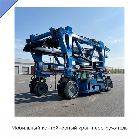 Мобильный контейнерный кран-перегружатель