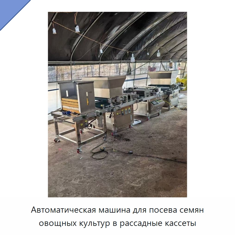 Автоматическая машина для посева семян овощных культур в рассадные кассеты — Сеялки и рассадопосадочные машины