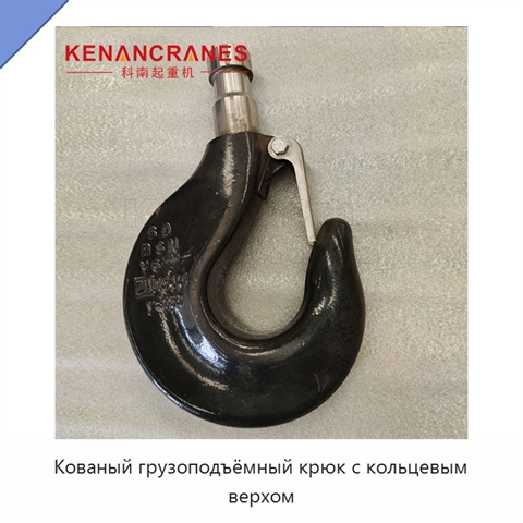 Кованый грузоподъёмный крюк с кольцевым верхом