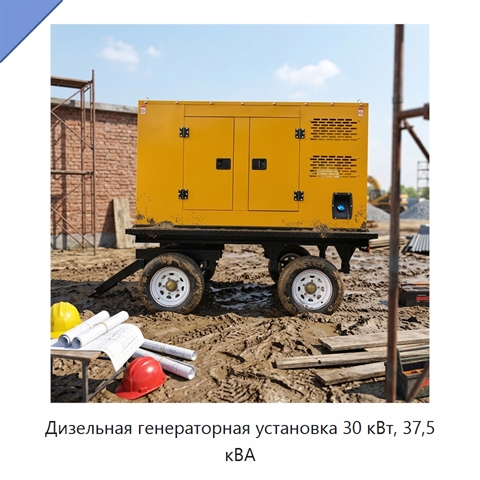 Дизельная генераторная установка 30 кВт, 37,5 кВА