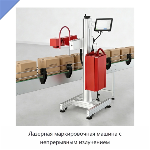Лазерная маркировочная машина с непрерывным излучением