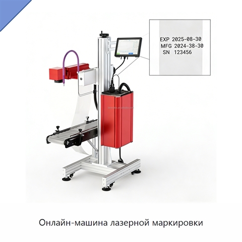 Онлайн-машина лазерной маркировки