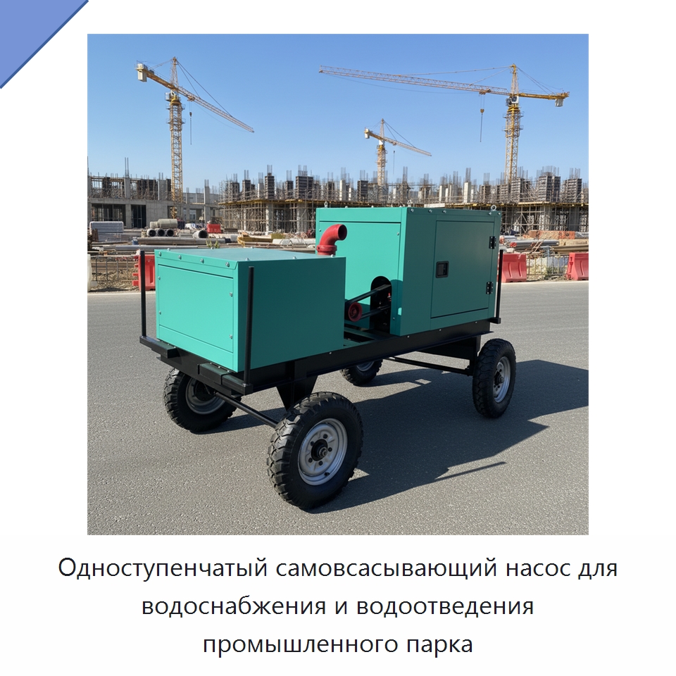 Одноступенчатый самовсасывающий насос для водоснабжения и водоотведения промышленного парка — Насосы