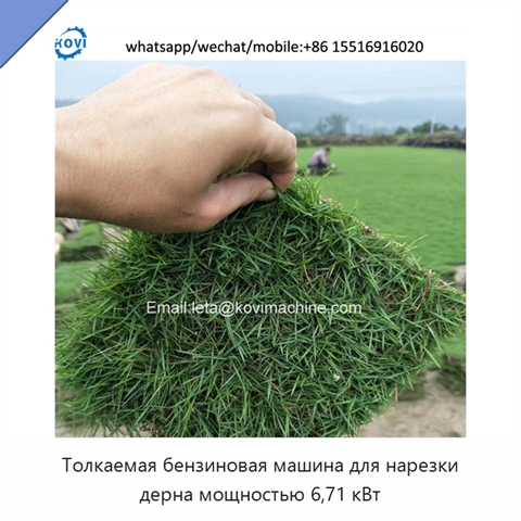 Толкаемая бензиновая машина для нарезки дерна мощностью 6,71 кВт
