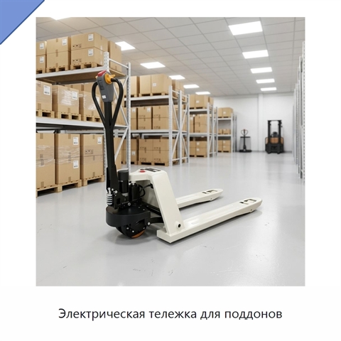 Электрическая тележка для поддонов