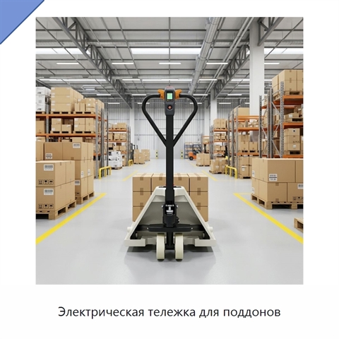Электрическая тележка для поддонов