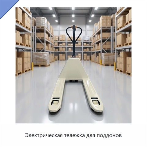 Электрическая тележка для поддонов