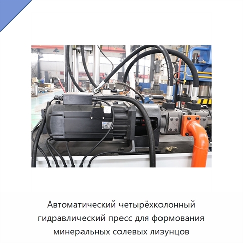 Автоматический четырёхколонный гидравлический пресс для формования минеральных солевых лизунцов