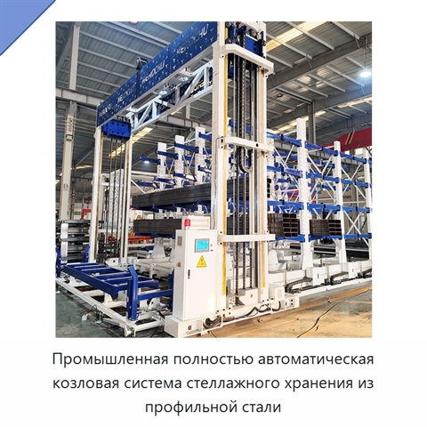 Промышленная полностью автоматическая козловая система стеллажного хранения из профильной стали