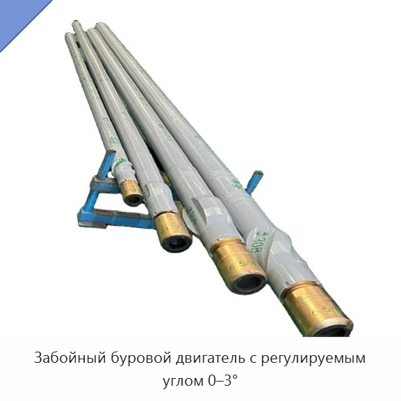 Забойный буровой двигатель с регулируемым углом 0–3° — Горнодобывающее оборудование
