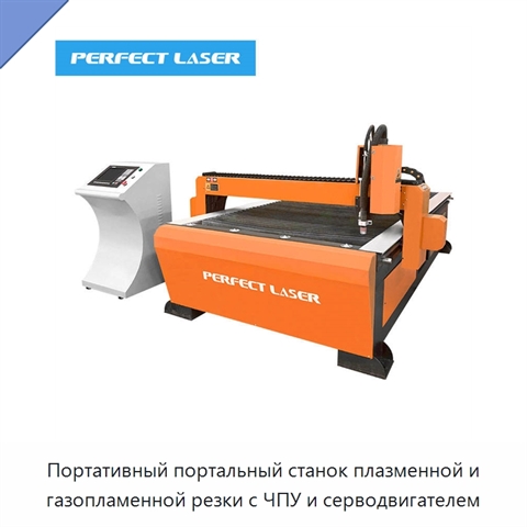 Портативный портальный станок плазменной и газопламенной резки с ЧПУ и серводвигателем