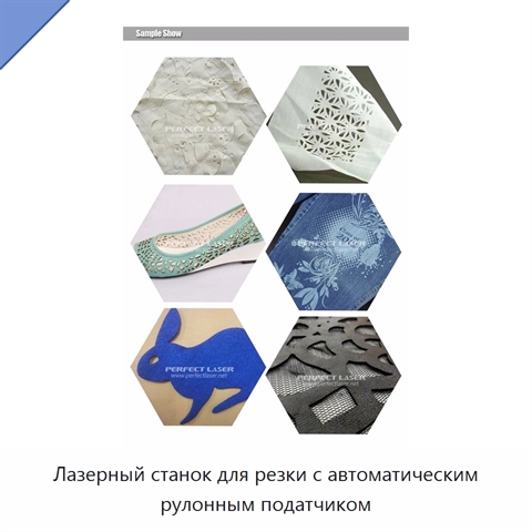 Лазерный станок для резки с автоматическим рулонным податчиком
