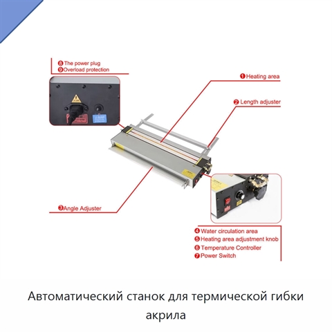 Автоматический станок для термической гибки акрила