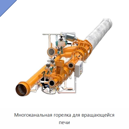 Многоканальная горелка для вращающейся печи — Котлы и комплектующие