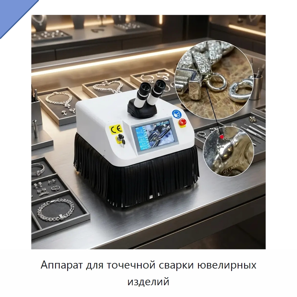Аппарат для точечной сварки ювелирных изделий — Установки лазерной сварки