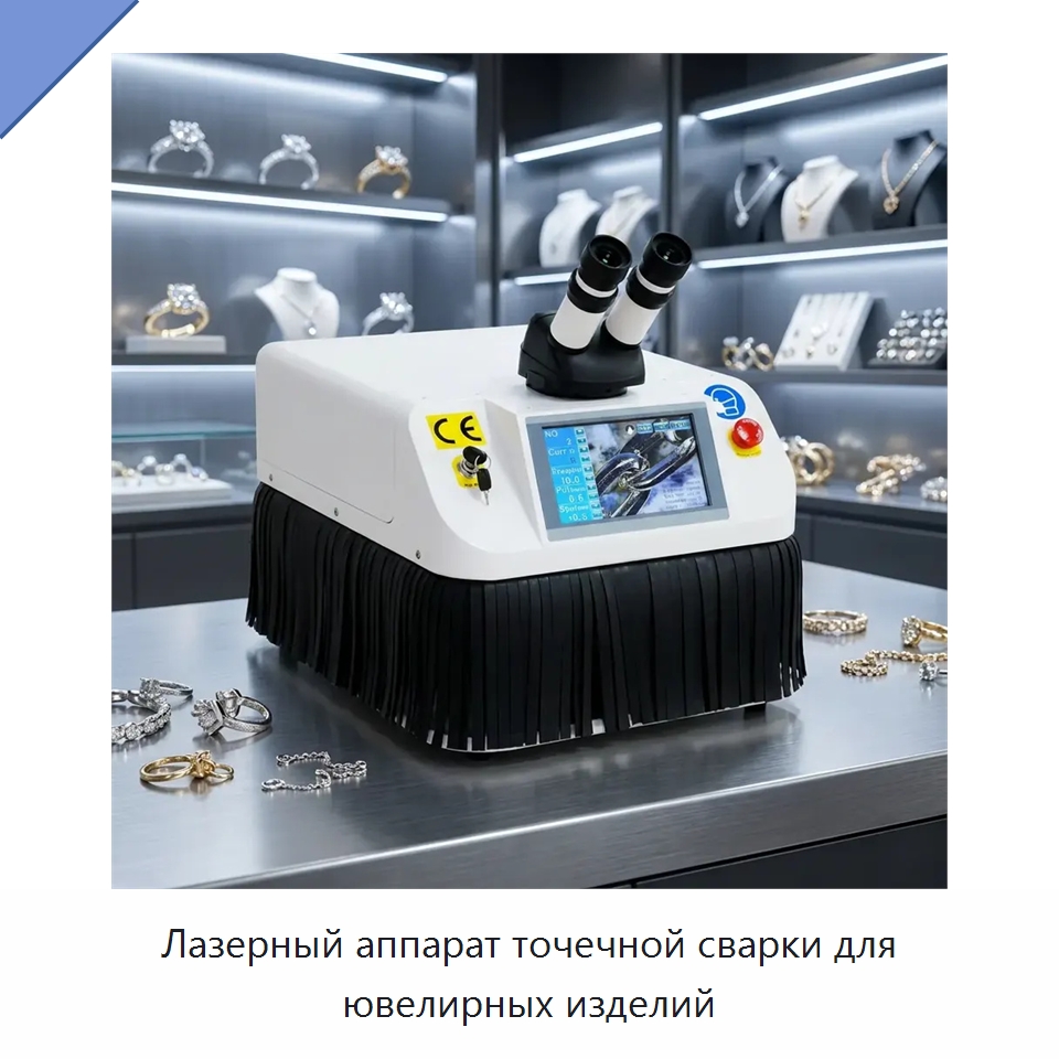 Лазерный аппарат точечной сварки для ювелирных изделий — Установки лазерной сварки