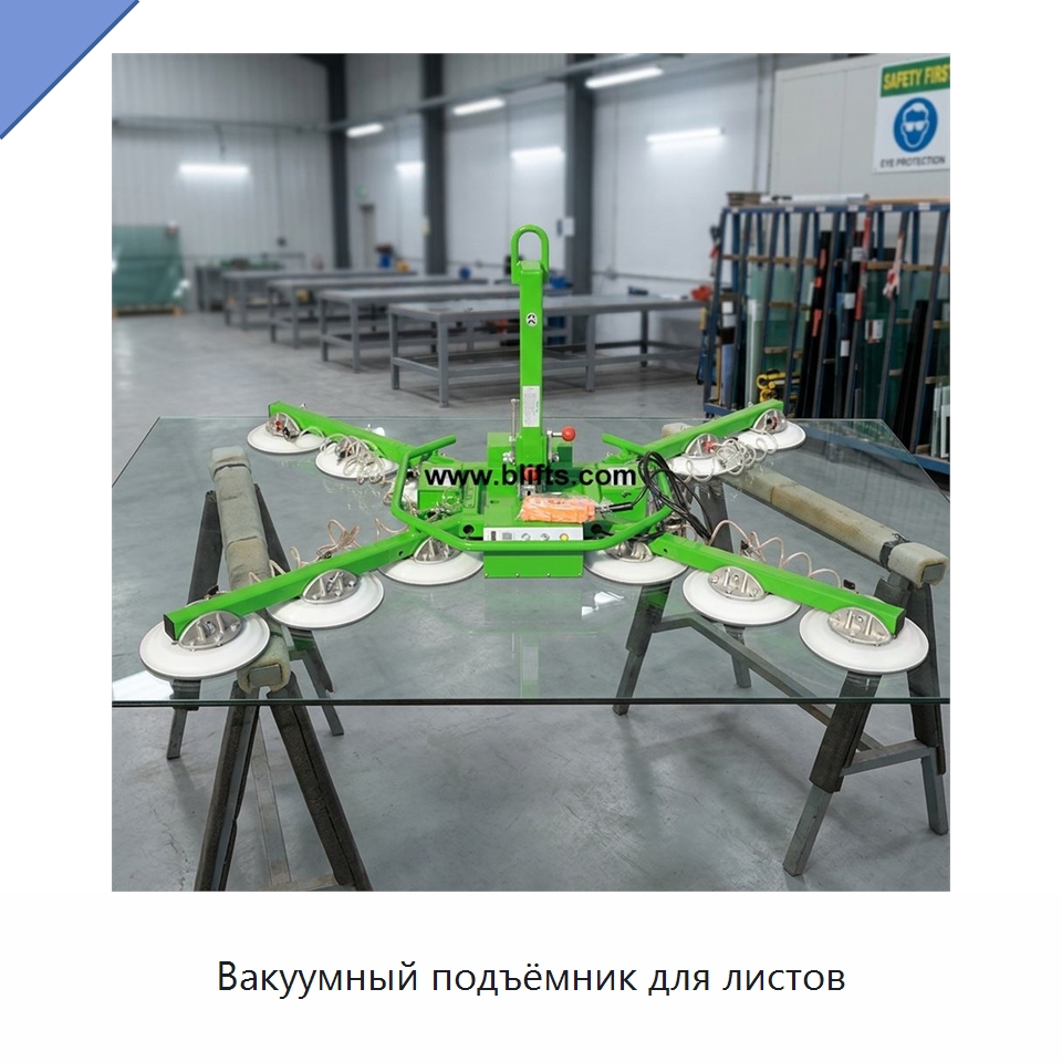 Вакуумный подъёмник для листов — Вакуумные грузозахваты
