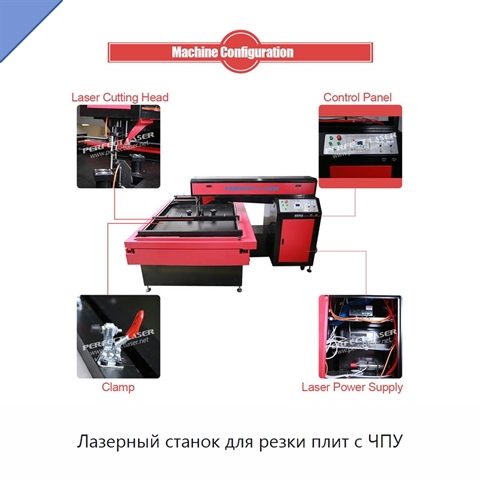 Лазерный станок для резки плит с ЧПУ