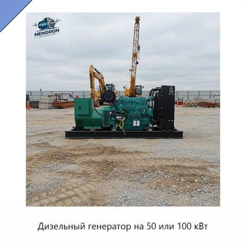 Дизельный генератор на 50 или 100 кВт