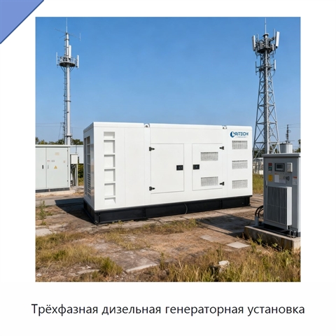 Трёхфазная дизельная генераторная установка