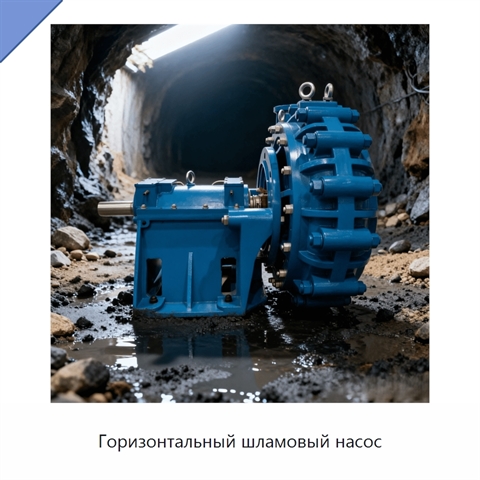 Горизонтальный шламовый насос
