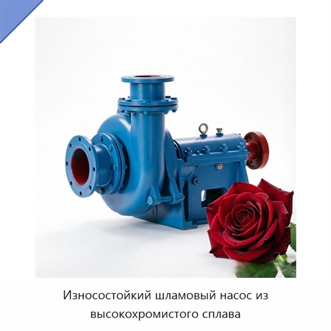 Износостойкий шламовый насос из высокохромистого сплава