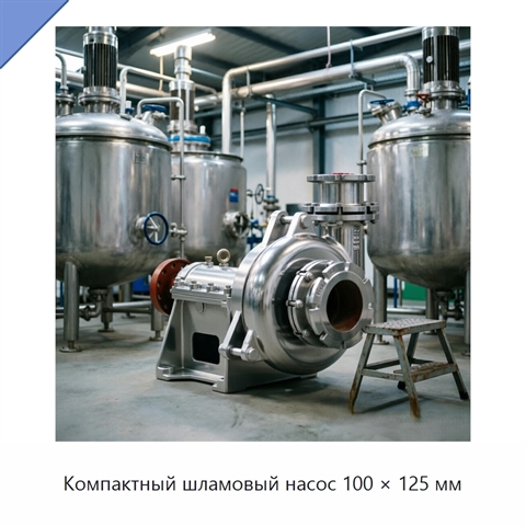 Компактный шламовый насос 100 × 125 мм