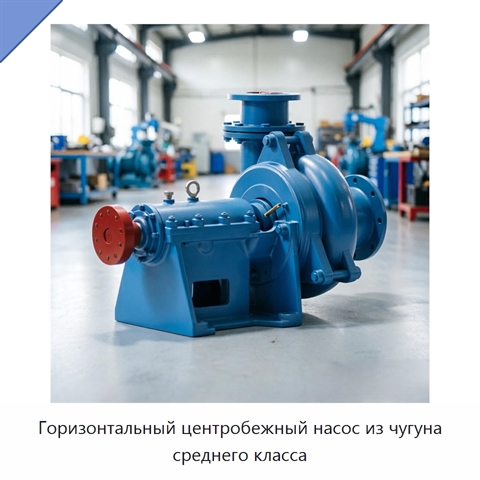 Горизонтальный центробежный насос из чугуна среднего класса
