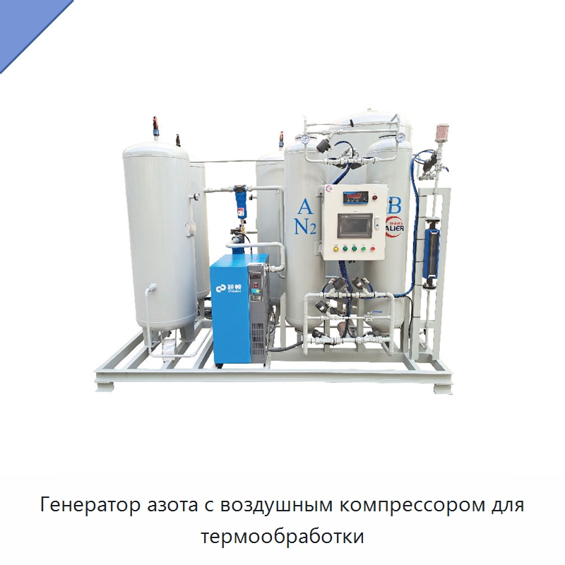 Генератор азота с воздушным компрессором для термообработки — Газогенераторное оборудование