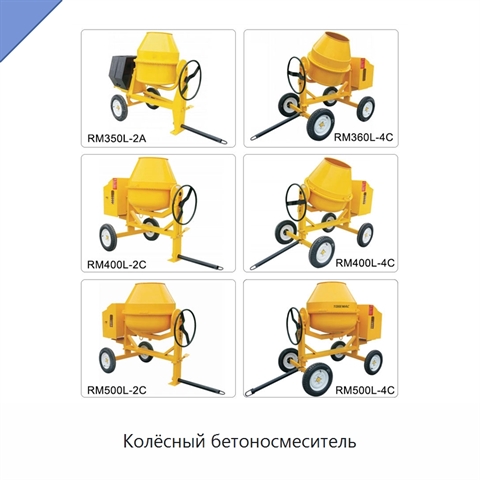 Колёсный бетоносмеситель