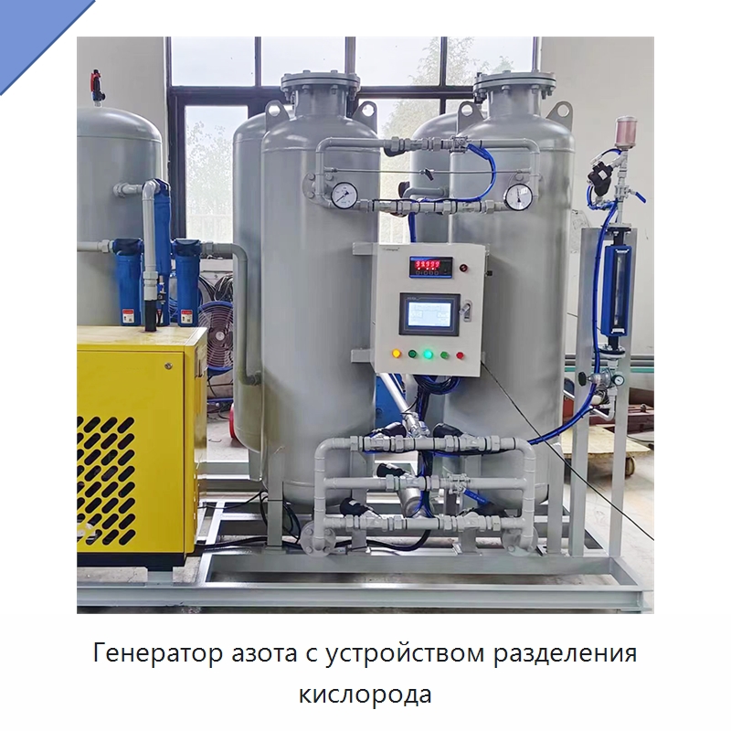 Генератор азота с устройством разделения кислорода — Газогенераторное оборудование