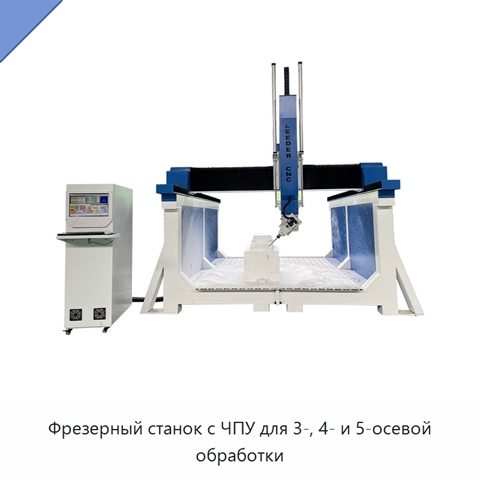 Фрезерный станок с ЧПУ для 3-, 4- и 5-осевой обработки