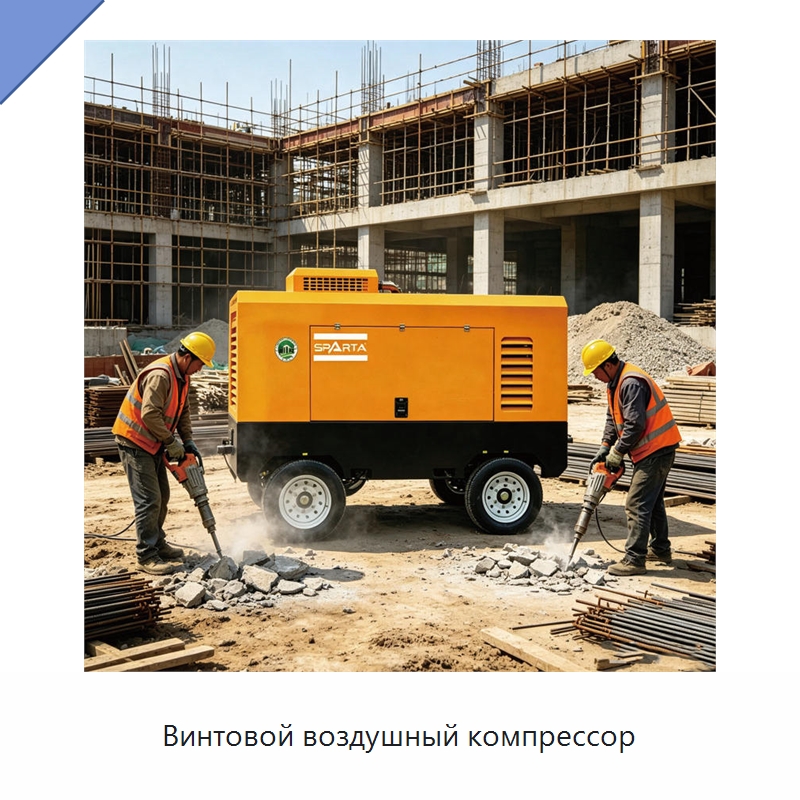 Винтовой воздушный компрессор — Промышленные компрессоры