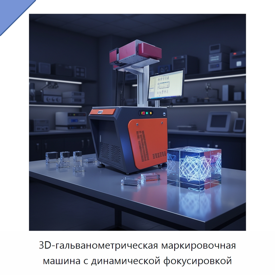 3D-гальванометрическая маркировочная машина с динамической фокусировкой — Лазерные маркировочные станки