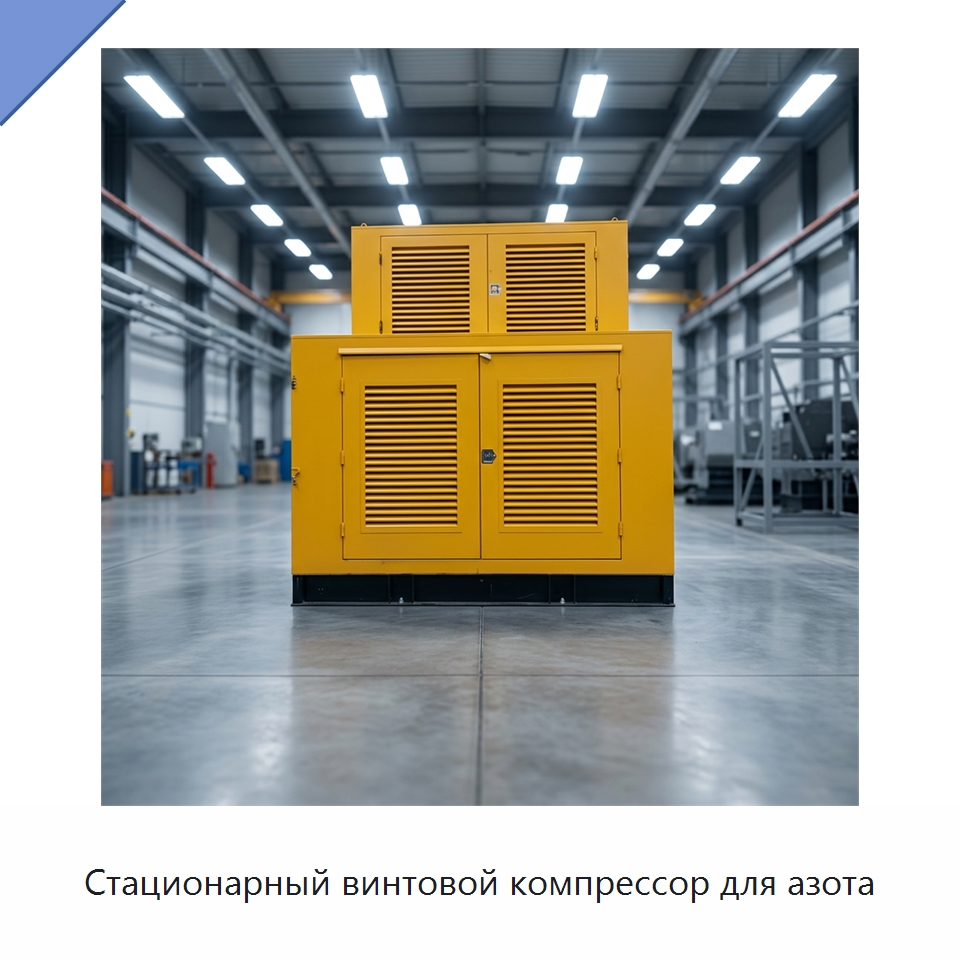 Стационарный винтовой компрессор для азота — Промышленные компрессоры
