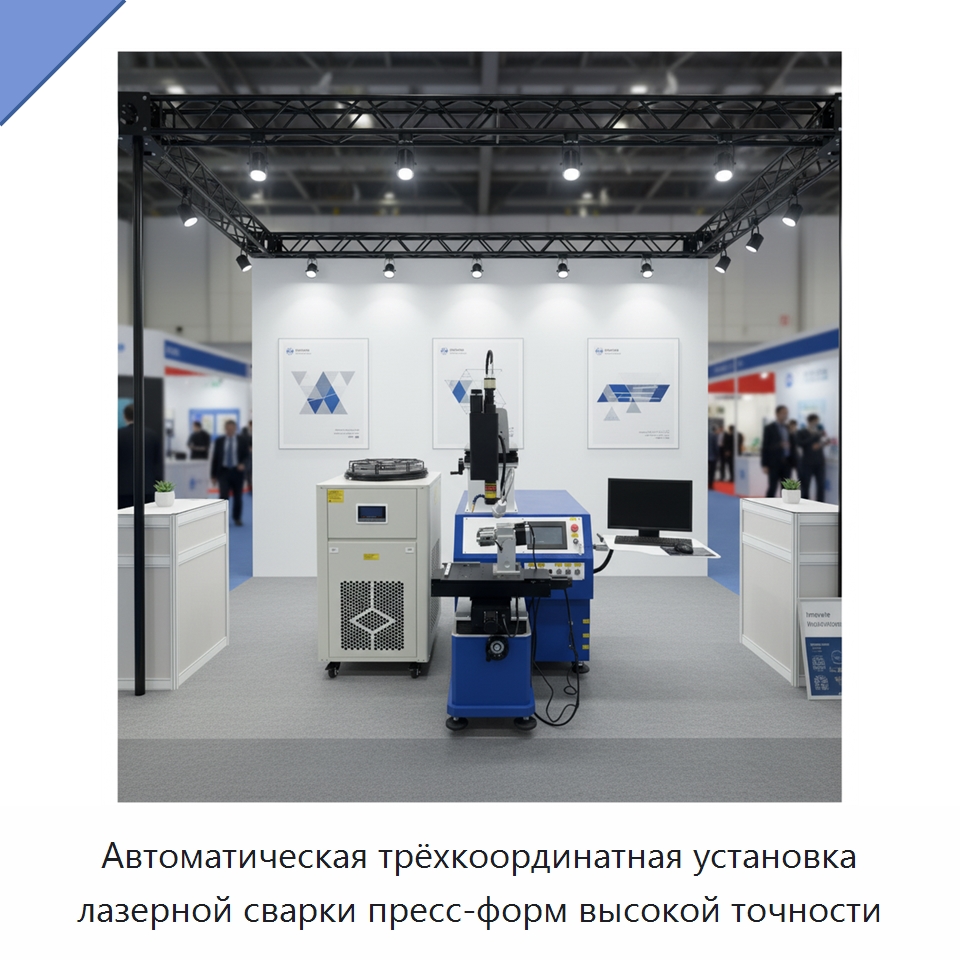 Автоматическая трёхкоординатная установка лазерной сварки пресс-форм высокой точности — Установки лазерной сварки