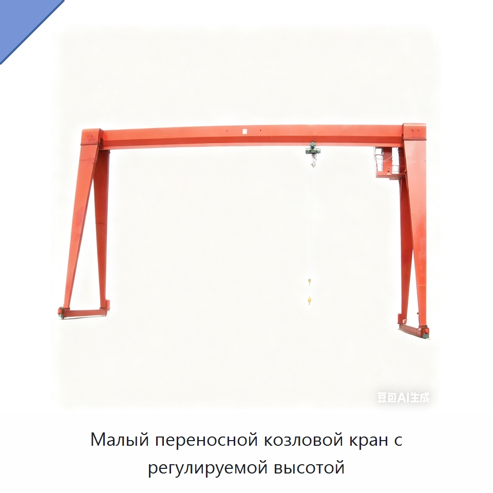 Малый переносной козловой кран с регулируемой высотой — Грузоподъемные стрелы