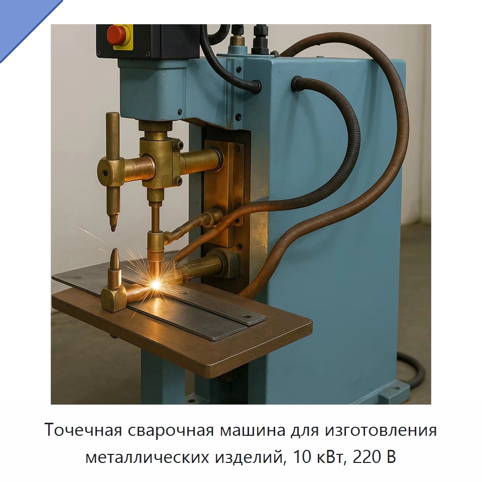 Точечная сварочная машина для изготовления металлических изделий, 10 кВт, 220 В — Специальные машины и промышленное оборудование