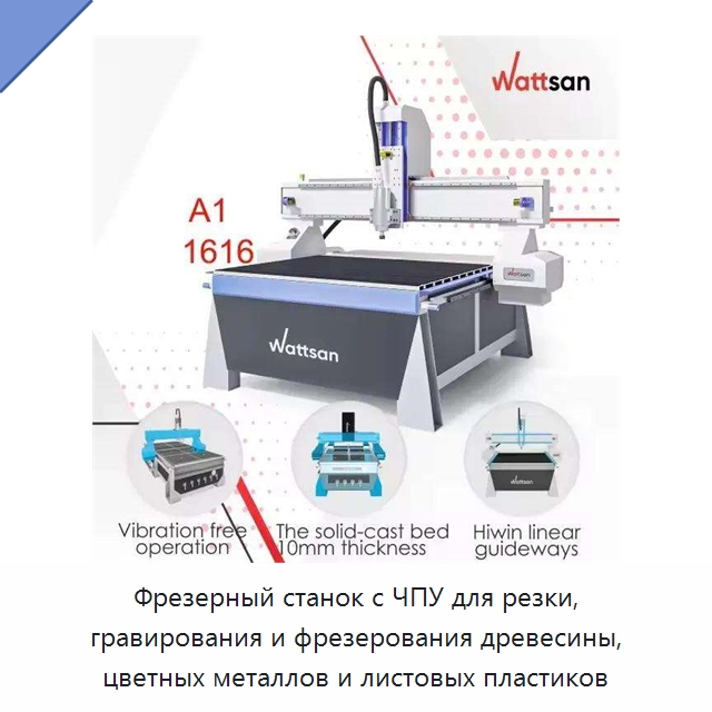 Фрезерный станок с ЧПУ для резки, гравирования и фрезерования древесины, цветных металлов и листовых пластиков — Фрезерные станки по дереву