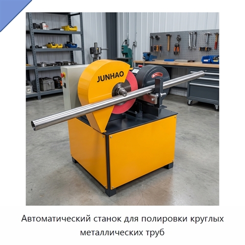 Автоматический станок для полировки круглых металлических труб