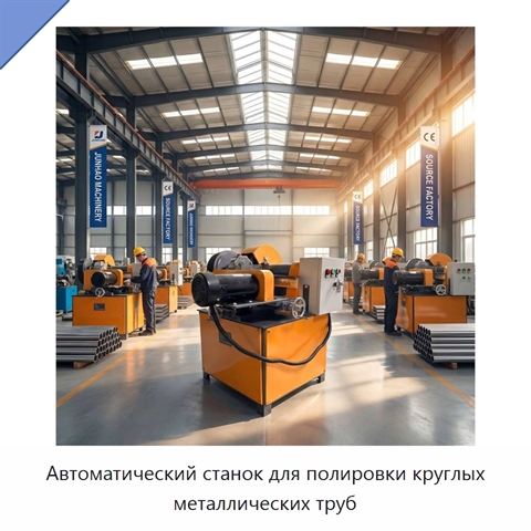 Автоматический станок для полировки круглых металлических труб