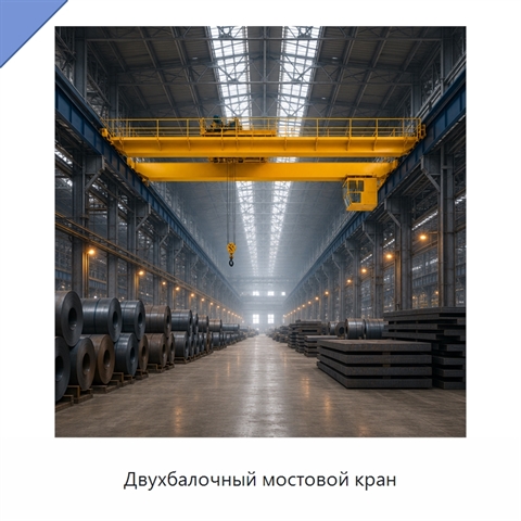 Двухбалочный мостовой кран