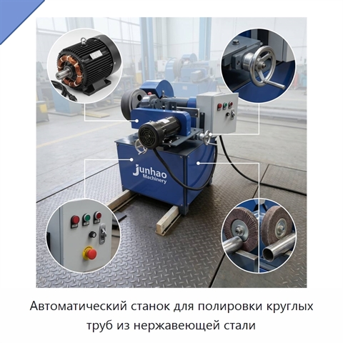 Автоматический станок для полировки круглых труб из нержавеющей стали