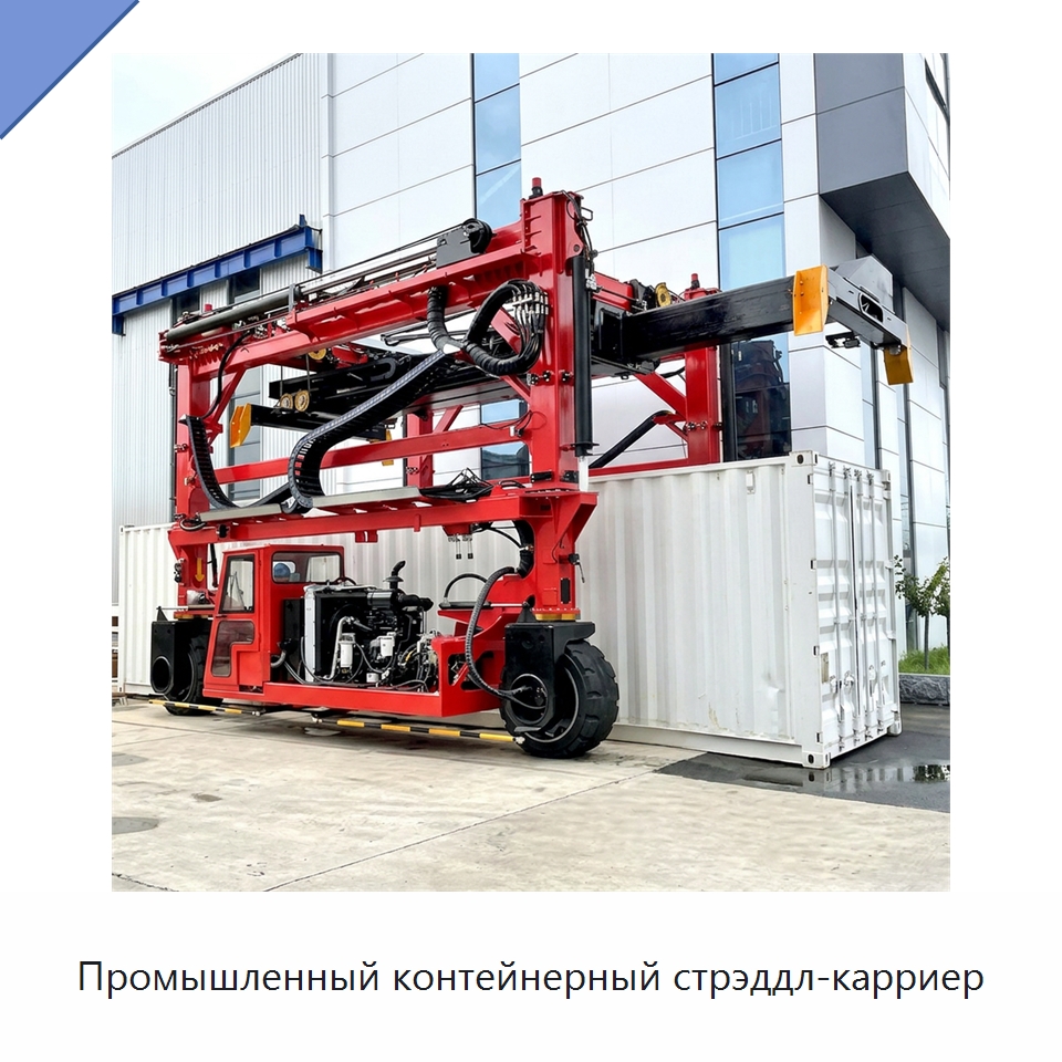 Промышленный контейнерный стрэддл-карриер — Краны