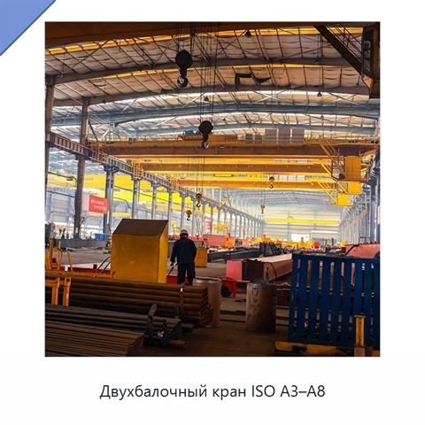 Двухбалочный кран ISO A3–A8
