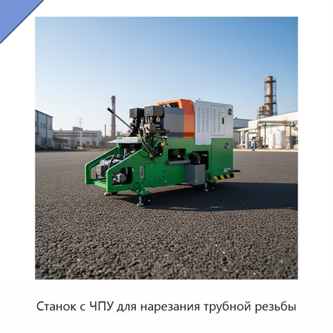 Станок с ЧПУ для нарезания трубной резьбы