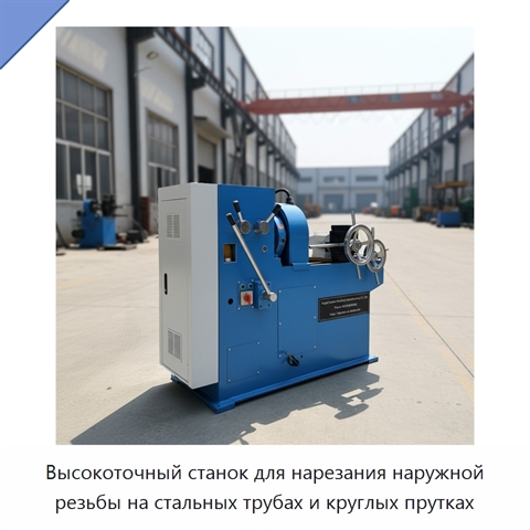 Высокоточный станок для нарезания наружной резьбы на стальных трубах и круглых прутках
