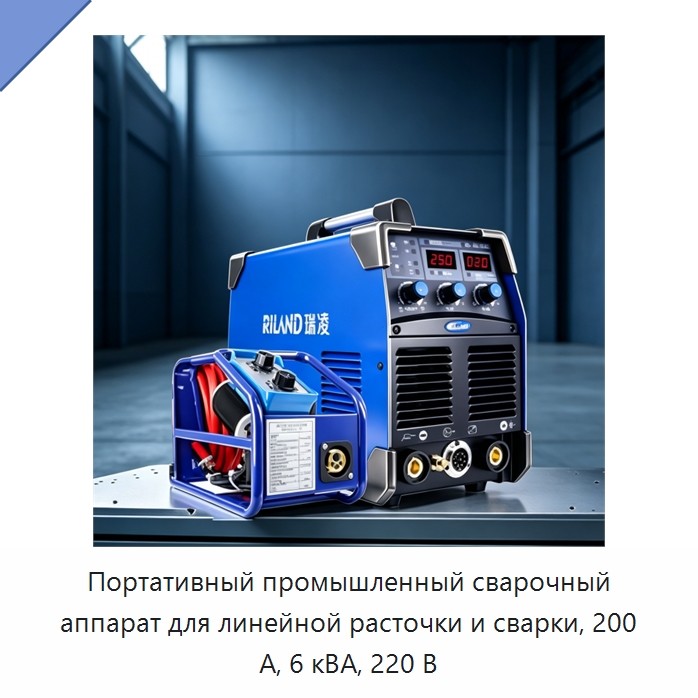 Портативный промышленный сварочный аппарат для линейной расточки и сварки, 200 А, 6 кВА, 220 В — Детали для металлообрабатывающего и металлургического оборудования