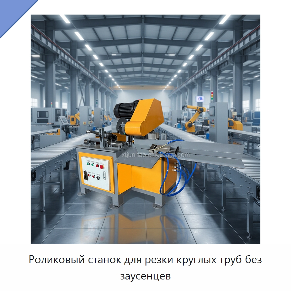 Роликовый станок для резки круглых труб без заусенцев — Станки для обработки труб