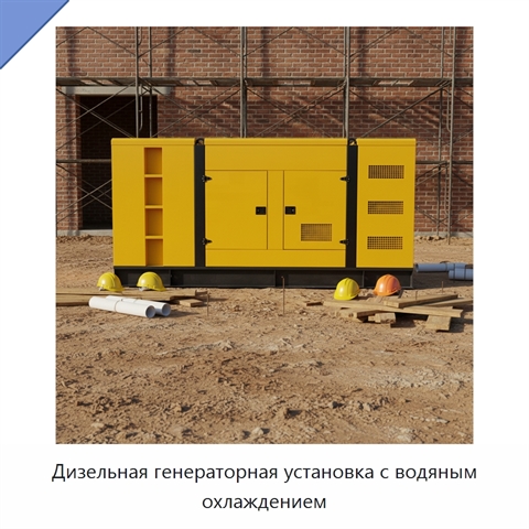 Дизельная генераторная установка с водяным охлаждением